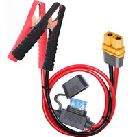 Yetor 10Awg Alligator Clips Xt60 Quick Release Adapter To Alligator Clips With 2Ft Battery Alligator Clips Clamp To Xt60 Extension Cord For Cars Motorcycles