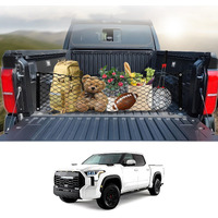 Karltys Truck Bed Cargo Net For Toyota Tundra 2007-2024 2025 Accessories  Envelope Style Elastic Pickup Truck Bed Cargo Net  Heavy Duty Nylon Mesh Storage Netting Organizer