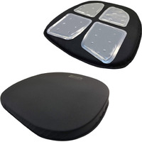 Ergo21 Original Seat Cushion - Liquicell Membrane Technology For Pressure Relief  Tailbone Pain  Sciatica  Hip & Lower Back Pain - Long Sitting On Car Seat  Office/Home Chair (18"" W X 17"" X 3"")