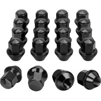 M14X1.5 Stock Lug Nuts Fit For 2015-2023 Ford Mustang Edge  20Pcs Black Oem Style Lug Nuts With 1.5"" Length And 13/16"" Hex For 2020-2023 Ford Explorer | 2022-2023 Maverick  Oe#Acpz-1012-M Acpz-1012-D