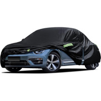 Car Cover Custom Fit For Volkswagen Beetle 2 Door 1998-2019  Waterproof All Weather Full Exterior Cover Rain Sun Hail Protector Car Cover With Door Zipper