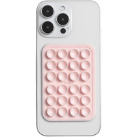 Sucky Silicone Suction Phone Case Adhesive Octo Cup Buddy Mount - Anti-Slip Holder  Hands-Free Phone Accessory For Iphone And Android - Sticky Grip For Selfies  Videos - Chalk Pink