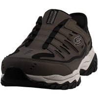 Skechers Men's Afterburn M. Fit Ridgeburn Hands Free Slip-In Loafer  Brown  9 X-Wide