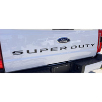 Eurosport Daytona- Compatible With 2023- Current  Super Duty Tailgate Lettering Kit Black