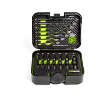 Gripedge Tools | 14Pc G-Fors Extractor Set | Sizes #1 - #7 | Left Hand Drill Bits Included | Removes Broken Studs  Stripped Bolts/Screws | Includes Premium Plastic Case With Foam Insert |