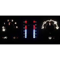 Hercoo White Led Lights Bulbs Of Ac Climate Heater Control Compatible With Chevy 03-06 Silverado Avalanche Tahoe Suburban  05-09 Trail Blazer  Gmc 03-06 Sierra Yukon Xl  05-09 Envoy Xl Xuv