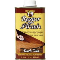 Howard - Restor-A-Finish: Restore Your Dark Oak Wood Finishes Repair Scratches  Eliminate Stains  White Heat Or Water Rings And More. Safe On Furniture  Trim  And All Finished Wood. Size: 8 Fl Oz
