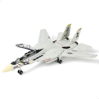 Sebunas 1:72 Scale F-14 Tomcat Fighter Jet Quick Build Model Kit Plastic F14 Fun Toy Airplane Assembly Aircraft Model With Stand Gift For Kids Suit For Birthday (36Pcs)