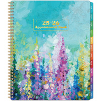 Appointment Book 2025-2026 - 2025-2026 Weekly Appointment Book/Planner  Jul.2025 - Jun.2026  9"" X 11""  Daily/Hourly Planner 2025-2026 With Colorful Tabs  30 Minutes Interval - Oil Painting