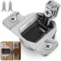 8 Pcs Replacement For 30.310-11.02 Blum Cabinet Hinges  110 Degree Screw On Self Closing  33.3600 Compact 31 & 33 Hinge(Mounting Plate Not Included) Include Wood Screws Lifetime Replacement