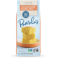 Pamela's Gluten Free Cornbread & Muffin Mix, Organic Corn, 12 Ounce Bag (Pack Of 6)