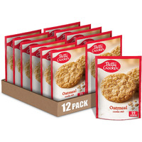 Betty Crocker Oatmeal Cookies, Cookie Baking Mix, 17.5 Oz (Pack Of 12)