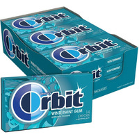 Orbit Wintermint Sugar Free Chewing Gum, 12 Packs Of 14-Pieces (168 Total Pieces)