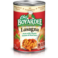 Chef Boyardee Lasagna, 15 Oz, 12 Pack