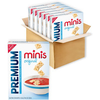 Premium Original Mini Saltine Crackers, 6 - 11 Oz Boxes