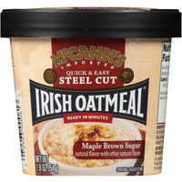 Mccann's Instant Oatmeal Cup, Maple Brown Sugar, 1.9 Ounce (Pack Of 12)