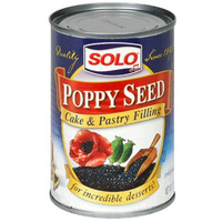 Solo Filling, Poppy Seed, 12.5 Ounce (Pack Of 12)