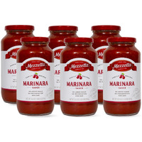 Mezzetta Family Recipes Marinara Sauce | Vegan, Non-Gmo, Gluten Free, Preservative Free, Keto | 24.5 Ounce Jar (Pack Of 6)