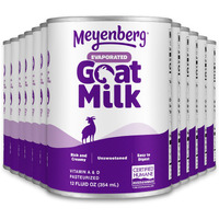 Meyenberg Evaporated Goat Milk, Vitamin D, 12 Fl Oz (Pack Of 12)