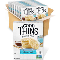 Good Thins Simply Salt Rice Snacks Gluten Free Crackers, 12 - 3.5 Oz Boxes
