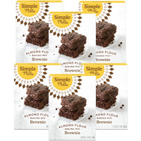 Simple Mills Chocolate Brownie Baking Mix, Made Of Almond Flour, Gluten Free, 12.9 Ounces (Pack Of 6)