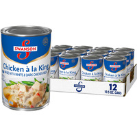 Swanson Canned Chicken A La King With White And Dark Chicken Meat, 10.5 Oz Can (Case Of 12)
