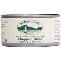 Bar Harbor Large Cut Canned Chopped Surf Clams In Clam Juice, 6.5 Oz. (Pack Of 12)