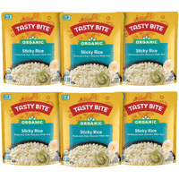 Tasty Bite Organic Sticky Rice, 8.8 Ounce, (Pack Of 6), Ready To Eat, Microwavable, Vegan, Gluten-Free