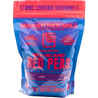 Marsh Hen Mill Sea Island Red Peas | Premium Heirloom Red Cowpeas | High Fiber & Protein | Non-Gmo | All-Natural Southern Legumes | Perfect For Hoppin' John & More | 24 Oz Pack