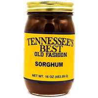 Smoky Mountain Southern Style Sorghum | 100% Pure Sorghum Molasses- 20 Oz Resealable Glass Jar