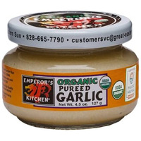 Emperors Kitchen Organic Garlic Pureed 4.5 Ounce