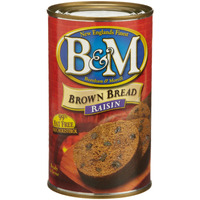 B&M Brown Bread With Raisins 16-Ounce Cans (Pack Of 6)