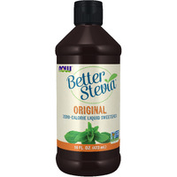 Now Foods Better Stevia Liquid Original Zero-Calorie Liquid Sweetener Low Glycemic Impact Certified Non-Gmo 16-Ounce
