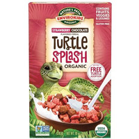 Envirokidz Organic Turtle Splash Cereal, 10 Oz (Pack Of 1), Strawberry & Chocolate, Gluten Free, Non-Gmo, Fair Trade, By Nature's Path