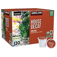 Kirkland Signature Organic House Decaf Coffee K-Cups 120 Count 120 Count (Pack Of 1)