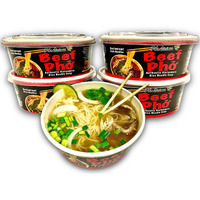 Instant Beef Pho Pack Of 4  Authentic Vietnamese Soup  Pholicious Brand - New