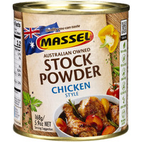Massel Stock Powder Chicken Style Bouillon Powder - Fat Free And Gluten-Free Soup Mix - 1 Can (1 X 168G)
