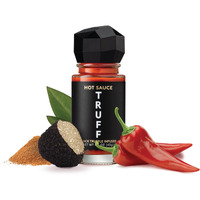 Truff Hot Sauce 4-Pack Mini Set, Portable Travel Bottles Of Gourmet Hot Sauce, Black Truffle And Chili Peppers, Gift Idea For The Hot Sauce Fans, An Ultra Unique Flavor Experience (1.5 Oz, 4 Count)