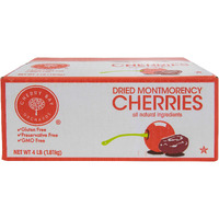 Cherry Bay Orchards - Dried Montmorency Tart Cherries (4 Lb. Box) - 100% Domestic All Natural Kosher Certified Gluten Free And Gmo Free No Additives