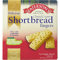 Paterson Shortbread Fingers - 300G