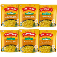 Tasty Bite Organic Turmeric Rice, 8.8 Ounce, Pack Of 6, Ready To Eat, Microwavable, Vegetarian, Gluten-Free
