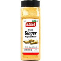 Badia Ground Ginger Powder, 12 Oz - Fresh, Aromatic, Ground Ginger Root