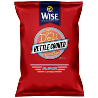 Wise Snacks Ny Deli Kettle Potato Chips Jalapeno 1 Ounce (40 Count) Gluten Free