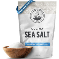 Ava Jane's Kitchen - Colima Coarse Sea Salt - 100% Unrefined, Natural, And Hand-Harvested - Protects Heart - Shapes Figure - Boosts Mood, 227 Servings