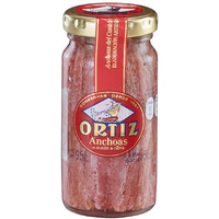 Ortiz Anchovy Fillets In Oil 95 Gram Jar