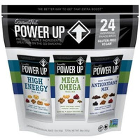 Power Up Premium Trail Mix - Variety Pack 24Pk - 1.5Oz: Antioxidant, Mega Omega, High Energy - Gluten Free, Vegan, Non-Gmo