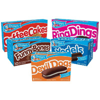 Drake's Variety Pack Yodels, Ring Dings, Devil Dogs, Funny Bones, And Coffee Cakes, Chocolate