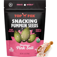 Top Fox Snacks Pumpkin Seeds To Eat (Himalayan Pink Salt, 3.5 Oz - 6 Pack) - Gluten Free Snacks, Protein Snacks, Keto Friendly Snacks, Allergen Free Snacks, Paleo & Vegan - Organic Pop-Roasted