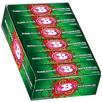 Bubblicious Watermelon Wave Bubble Gum 18 Packs (5Ct Per Pack)