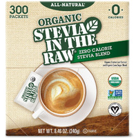 In The Raw Organic Stevia In The Raw Zero-Calorie Sweetener Packets 300 Count (1 Pack)